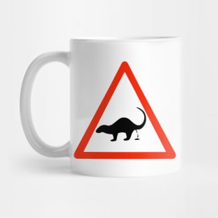 Otter Traffic Signs 1 Mug